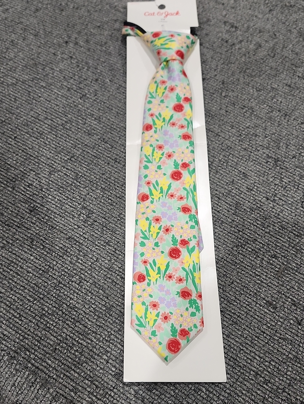 Cat & Jack Kids Floral Tie